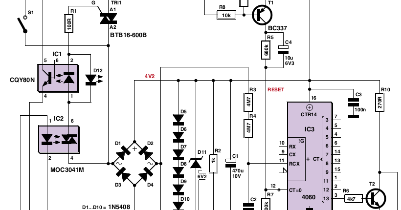 NTE Electronics Circuit: Outdoor Lighting Controller